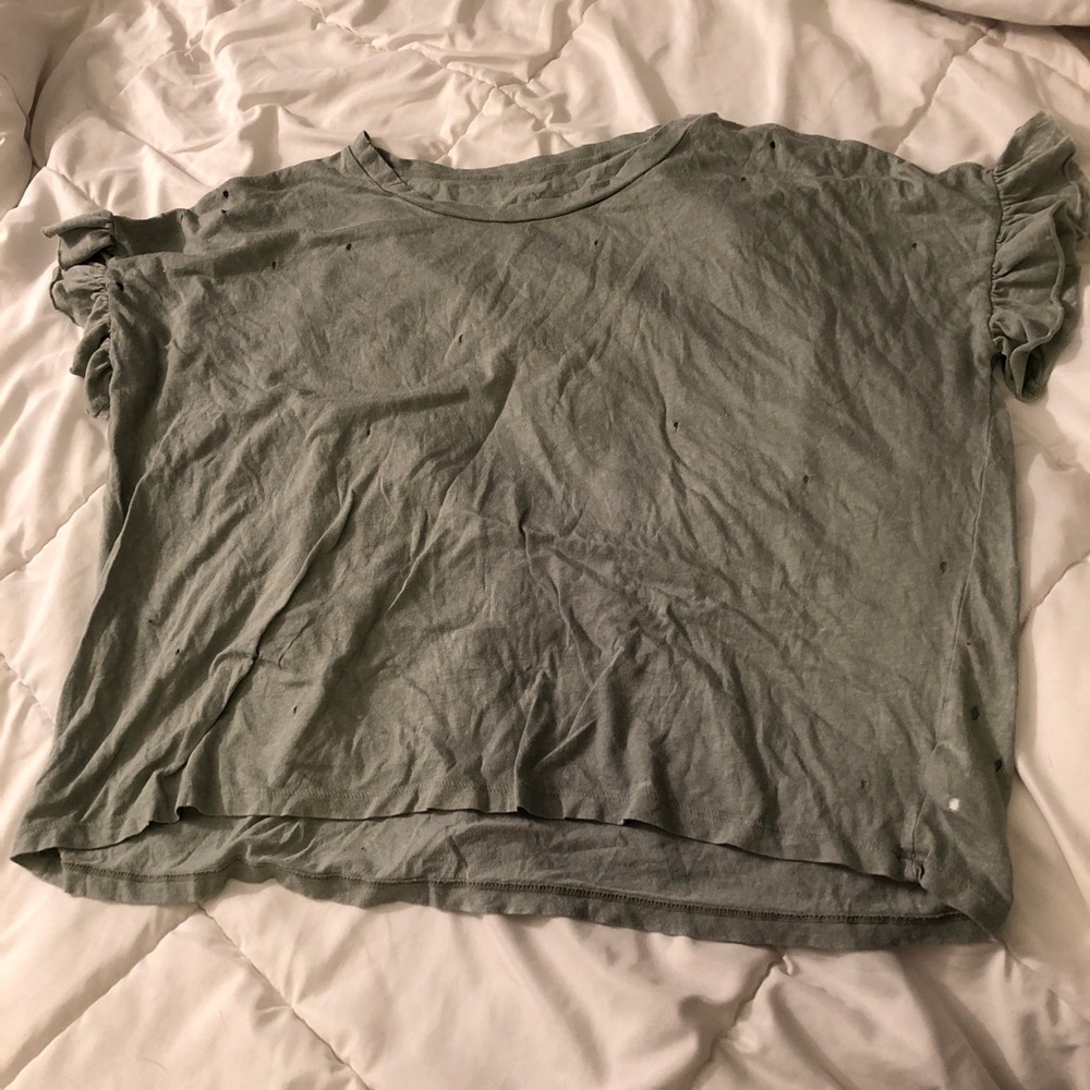 AE Vintage So Soft and Sexy Ruffle Sleeve Tee